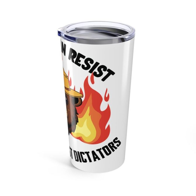 Funny Bear Drinkware for Campers and Protesters - Ready for Anything Tumbler - Image 2