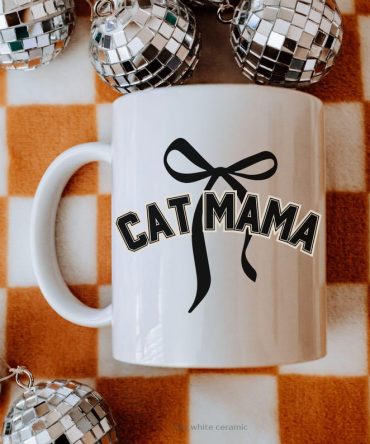 Cat Mom Coquette Mug