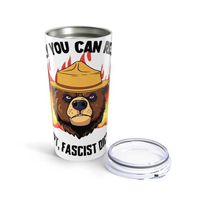 Funny Bear Drinkware for Campers and Protesters - Ready for Anything Tumbler - Image 5