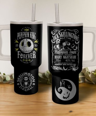Jack Skellington Movies Custom Stanley Quencher 40Oz Stainless Steel