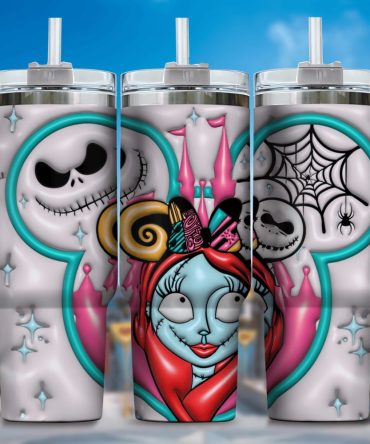 Jack Skellington Movies Custom Stanley Quencher 40Oz Stainless Steel Tumbler With Handle