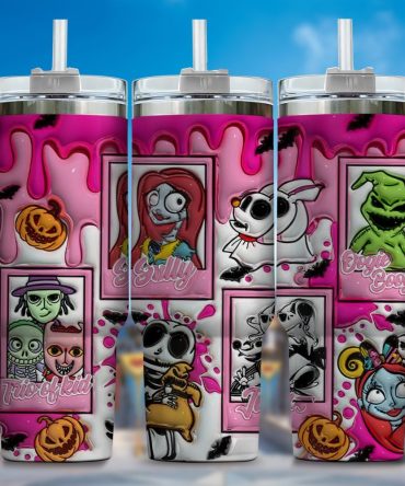 Jack Skellington Movies Custom Stanley Quencher 40Oz Stainless Steel Tumbler With Handle