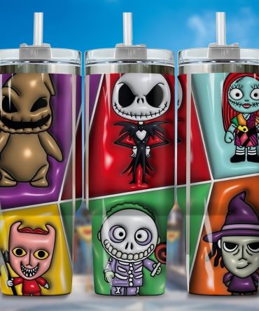 Jack Skellington Movies Custom Stanley Quencher 40Oz Stainless Steel Tumbler With Handle