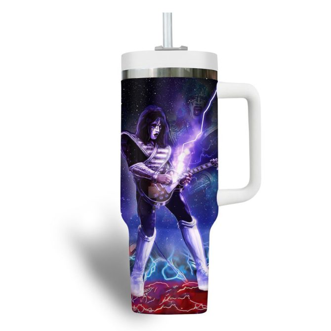 Kiss Music Custom Stanley Quencher 40Oz Stainless Steel Tumbler - Image 3