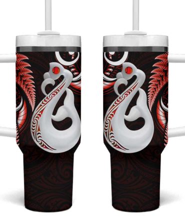 Manaia Maori Unique Custom Stanley Quencher 40Oz Stainless Steel Tumbler