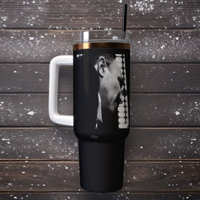 Marlon Brando Actors Custom Stanley Quencher 40Oz Stainless Steel Tumbler With Handle - Image 2