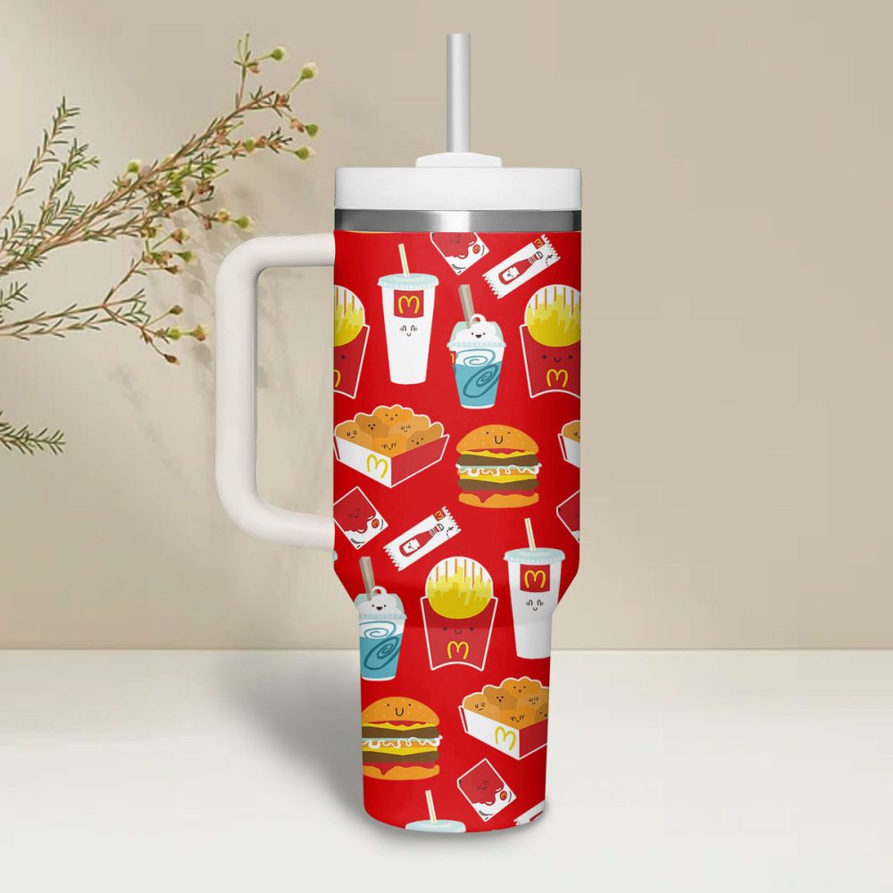 Mcdonald #8217;S Food Custom Stanley Quencher 40Oz Stainless Steel - Image 4