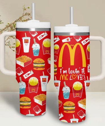 Mcdonald #8217;S Food Custom Stanley Quencher 40Oz Stainless Steel