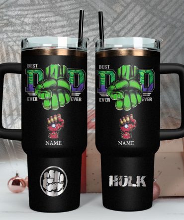 Father #8217;S Day Hulk Avengers Movies Custom Stanley Quencher 40Oz Stainless Steel