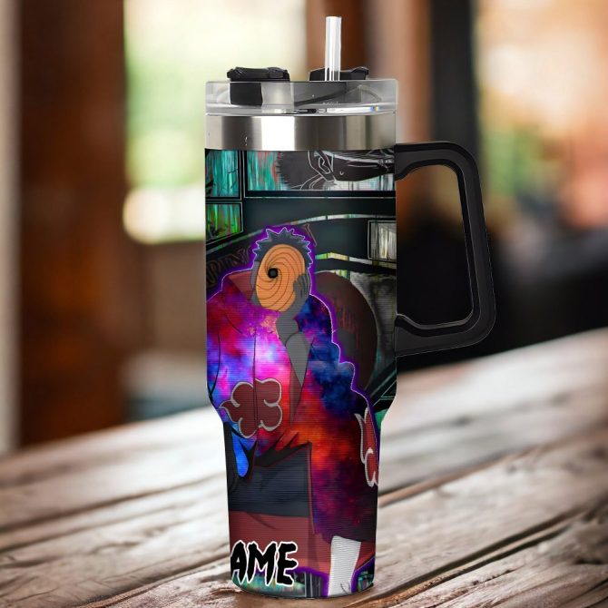 Naruto Anime Custom Stanley Quencher 40Oz Stainless Steel Tumbler With Handle - Image 5