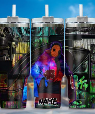 Naruto Anime Custom Stanley Quencher 40Oz Stainless Steel Tumbler With Handle