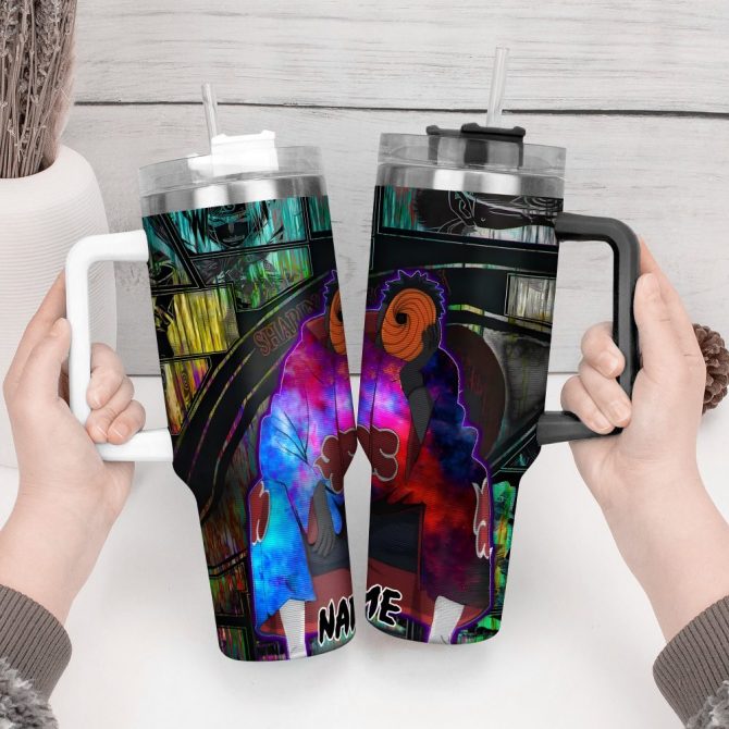 Naruto Anime Custom Stanley Quencher 40Oz Stainless Steel Tumbler With Handle - Image 4