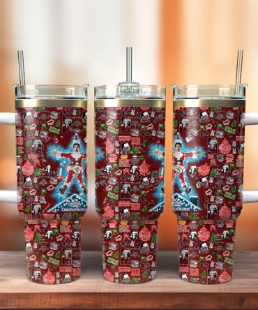 National Lampoon #8217;S Christmas Vacation Movies Custom Stanley Quencher 40Oz Stainless Steel Tumbler With Handle