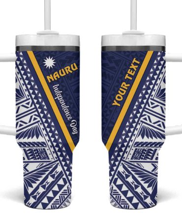 Nauru Independence Day Repubrikin Naoero Gods Will First Custom Stanley Quencher 40Oz Stainless Steel Tumbler With Handle