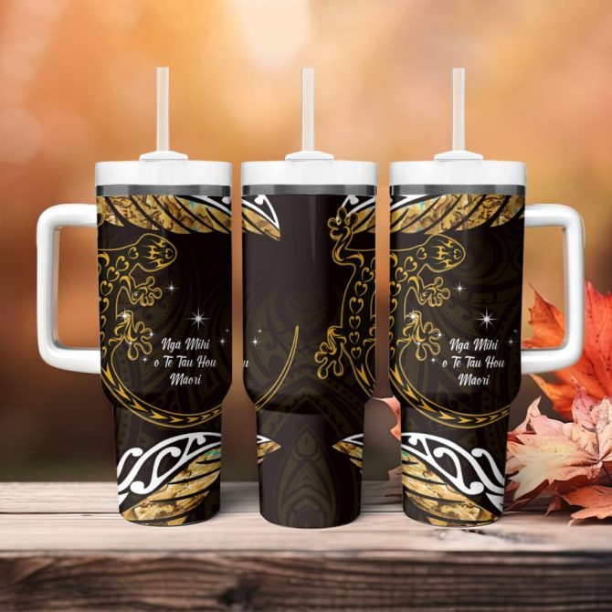 New Zealand Matariki Holiday Custom Stanley Quencher 40Oz Stainless Steel Tumbler - Image 5