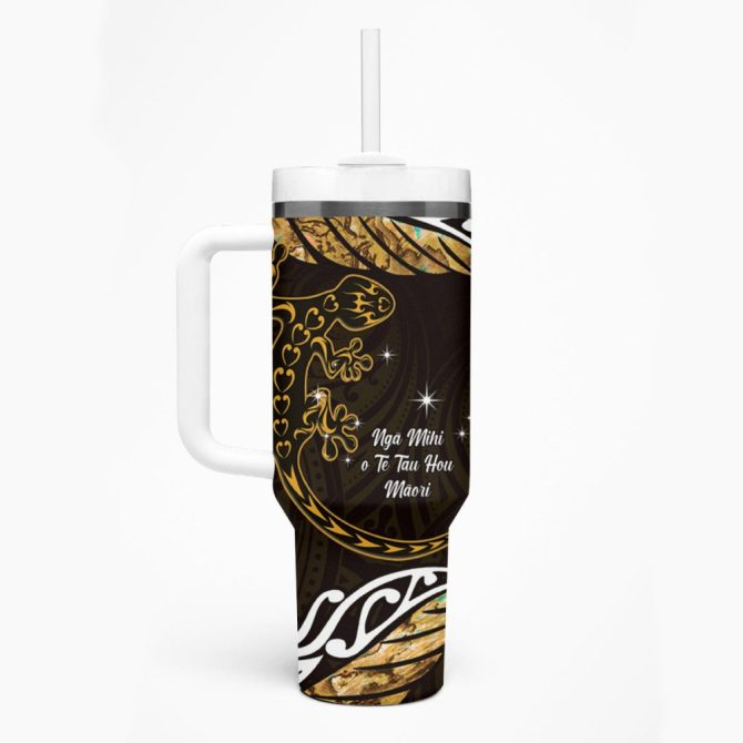 New Zealand Matariki Holiday Custom Stanley Quencher 40Oz Stainless Steel Tumbler - Image 2