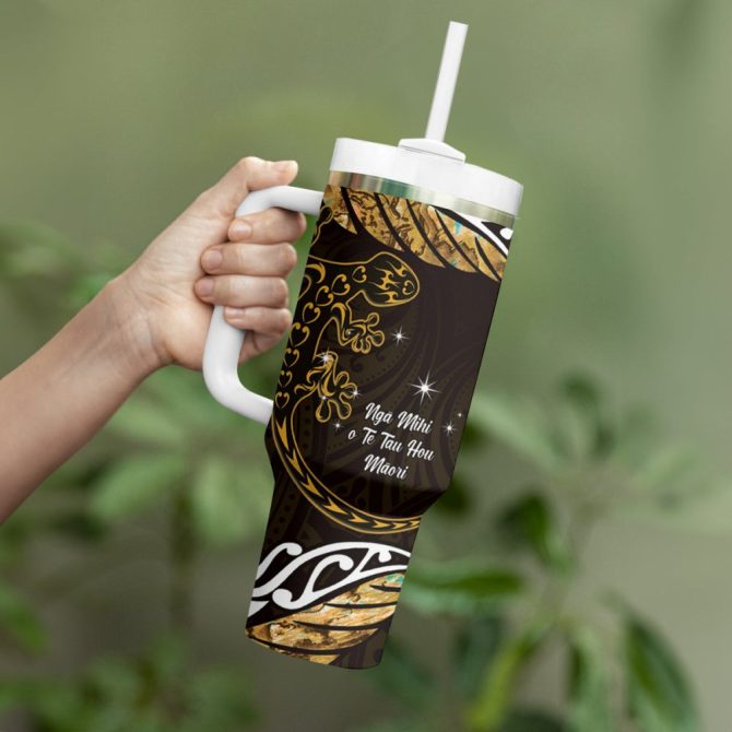 New Zealand Matariki Holiday Custom Stanley Quencher 40Oz Stainless Steel Tumbler - Image 4