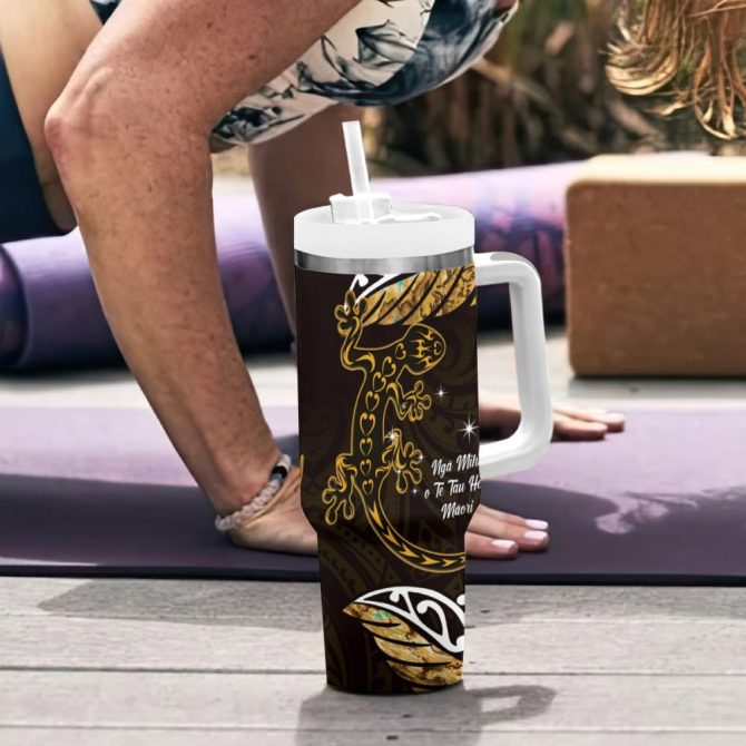 New Zealand Matariki Holiday Custom Stanley Quencher 40Oz Stainless Steel Tumbler - Image 7