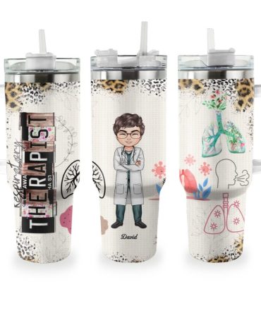 Nurse Custom Stanley Quencher 40Oz Stainless Steel Tumbler With Handle