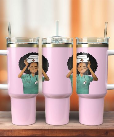 Nurse Life Custom Stanley Quencher 40Oz Stainless Steel Tumbler With Handle