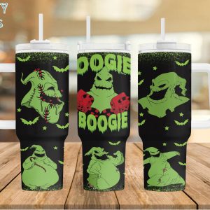 Oogie Boogie The Nightmare Before Christmas Cartoon Custom Stanley Quencher 40Oz Stainless Steel Tumbler With Handle
