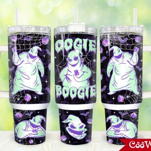 Oogie Boogie The Nightmare Before Christmas Cartoon Custom Stanley Quencher 40Oz Stainless Steel Tumbler With Handle