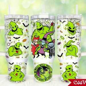 Oogie Boogie The Nightmare Before Christmas Cartoon Custom Stanley Quencher 40Oz Stainless Steel Tumbler With Handle