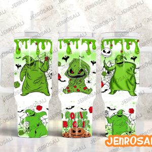 Oogie Boogie The Nightmare Before Christmas Cartoon Custom Stanley Quencher 40Oz Stainless Steel Tumbler With Handle