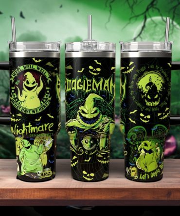 Oogie Boogie The Nightmare Before Christmas Movies Custom Stanley Quencher 40Oz Stainless Steel Tumbler With Handle