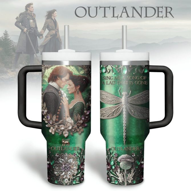 Outlander Tv Series Custom Stanley Quencher 40Oz Stainless Steel Tumbler With Handle