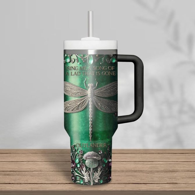 Outlander Tv Series Custom Stanley Quencher 40Oz Stainless Steel Tumbler With Handle - Image 2