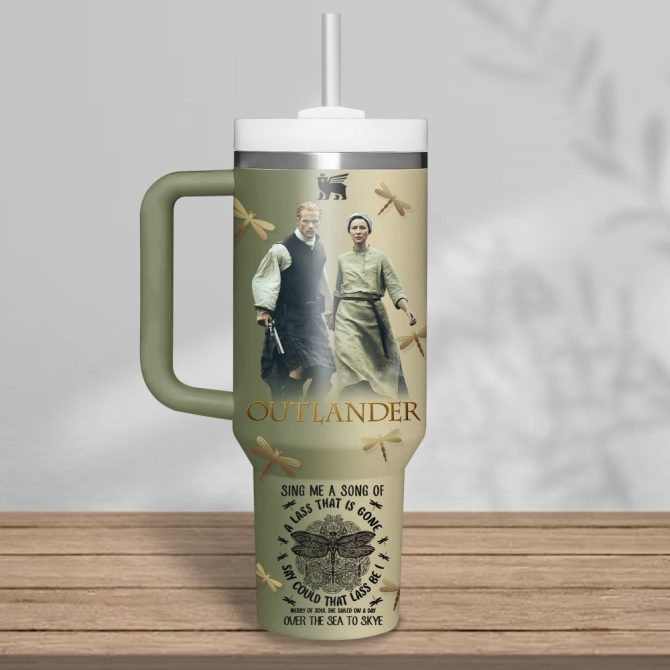 Outlander Tv Series Custom Stanley Quencher 40Oz Stainless Steel Tumbler With Handle - Image 2
