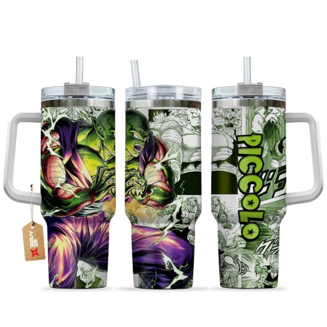 Piccolo Dragon Ball Z Anime Custom Stanley Quencher 40Oz Stainless Steel Tumbler