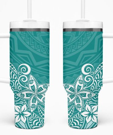 Plumeria Flowers Custom Stanley Quencher 40Oz Stainless Steel Tumbler