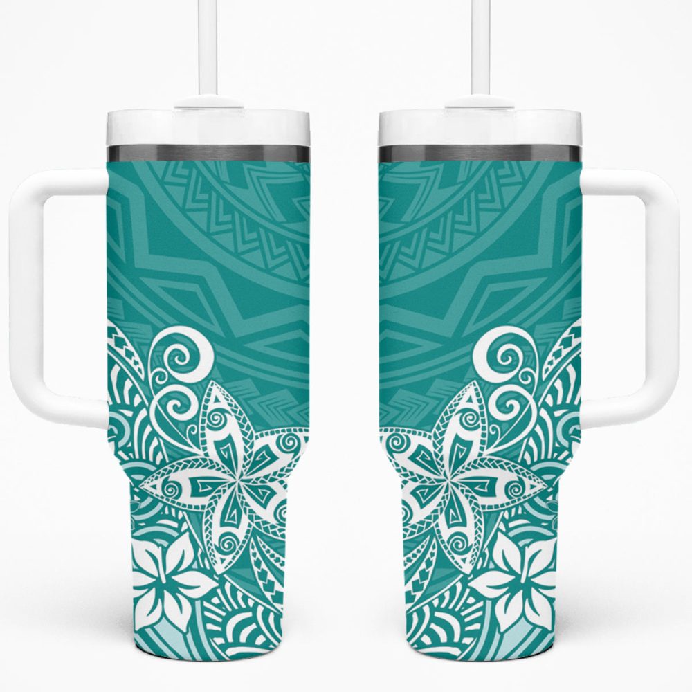 Plumeria Flowers Custom Stanley Quencher 40Oz Stainless Steel Tumbler