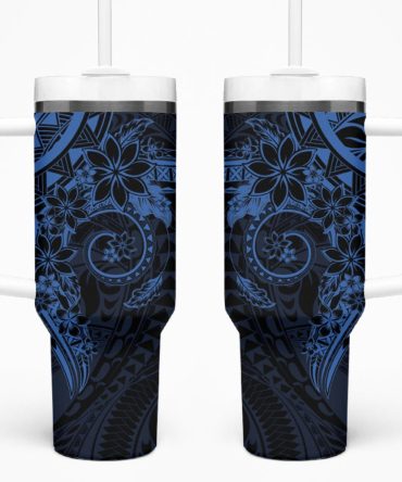 Plumeria Flowers Custom Stanley Quencher 40Oz Stainless Steel Tumbler