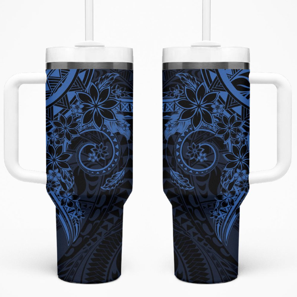 Plumeria Flowers Custom Stanley Quencher 40Oz Stainless Steel Tumbler