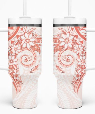 Plumeria Flowers Custom Stanley Quencher 40Oz Stainless Steel Tumbler