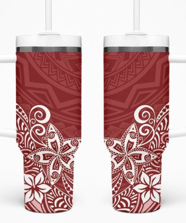 Plumeria Flowers Custom Stanley Quencher 40Oz Stainless Steel Tumbler