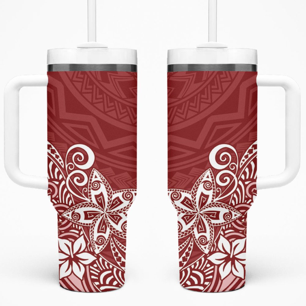 Plumeria Flowers Custom Stanley Quencher 40Oz Stainless Steel Tumbler