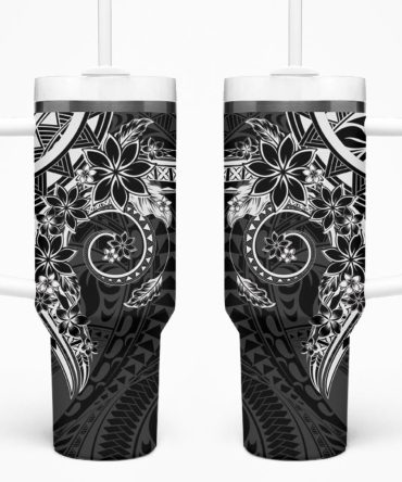 Plumeria Flowers Custom Stanley Quencher 40Oz Stainless Steel Tumbler