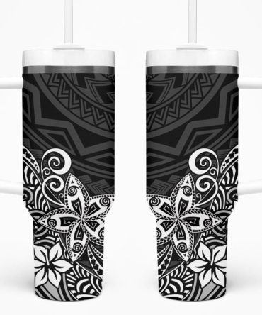 Plumeria Flowers Custom Stanley Quencher 40Oz Stainless Steel Tumbler