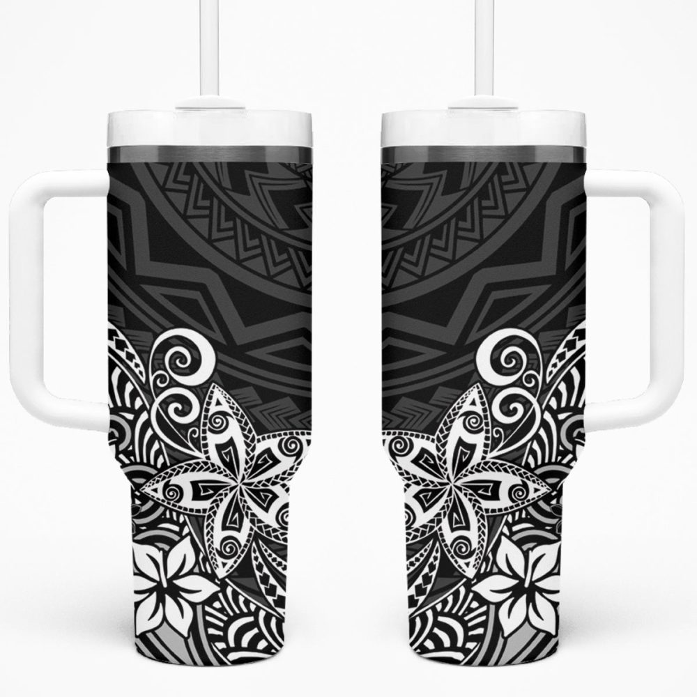 Plumeria Flowers Custom Stanley Quencher 40Oz Stainless Steel Tumbler