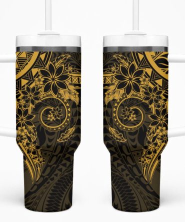 Plumeria Flowers Custom Stanley Quencher 40Oz Stainless Steel Tumbler