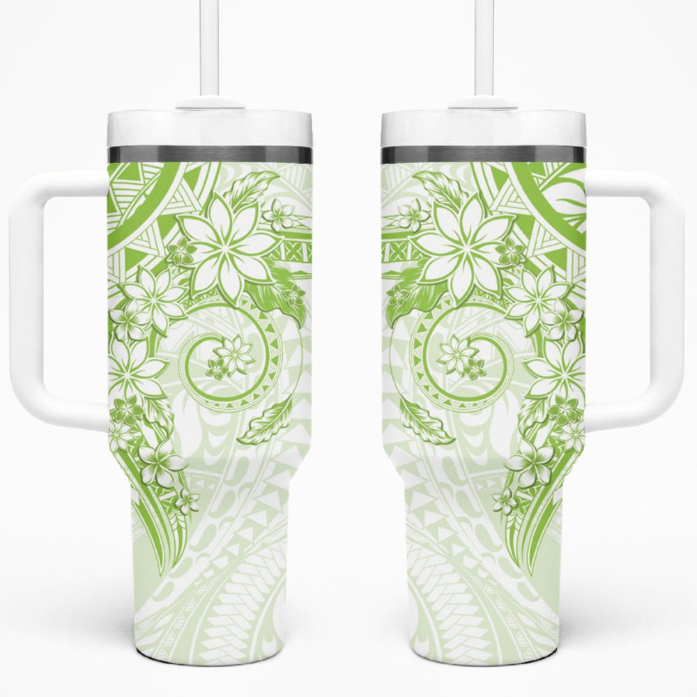 Plumeria Flowers Custom Stanley Quencher 40Oz Stainless Steel Tumbler