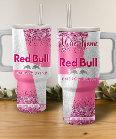 Red Bull Drinks Custom Stanley Quencher 40Oz Stainless Steel
