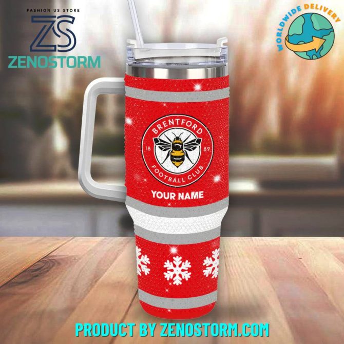 Rhinestone Bling Brentford Epl Custom Stanley Quencher 40Oz Stainless Steel Tumbler With Handle - Image 2