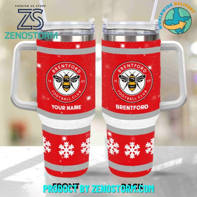 Rhinestone Bling Brentford Epl Custom Stanley Quencher 40Oz Stainless Steel Tumbler With Handle
