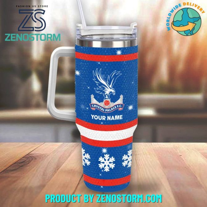 Rhinestone Bling Crystal Palace Epl Custom Stanley Quencher 40Oz Stainless Steel Tumbler With Handle - Image 2