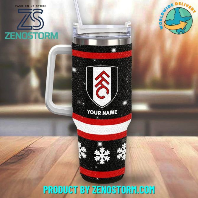 Rhinestone Bling Fulham Epl Custom Stanley Quencher 40Oz Stainless Steel Tumbler With Handle - Image 2